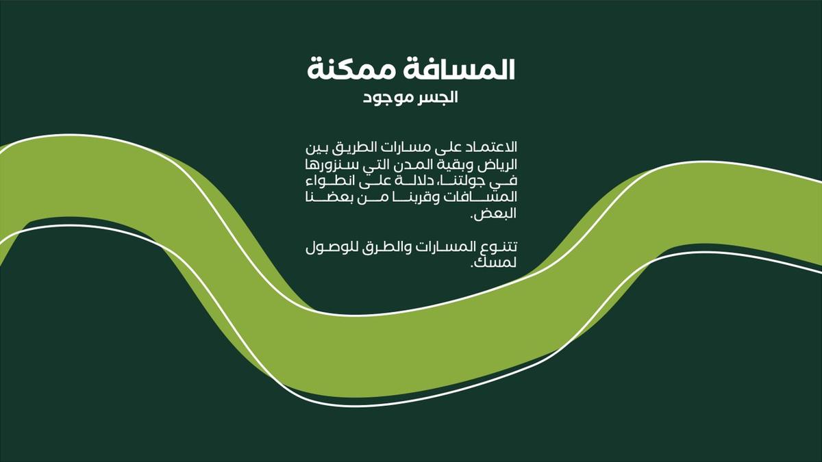 المسافة ممكنة، الجسر موجود